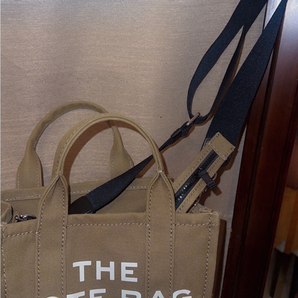 Marc Jacobs Green Canvas Tote Bag